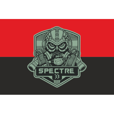 Прапор Підрозділу «Spectre 33» ГУР МОУ. Варіант-03 Прапор Підрозділу «Spectre 33» ГУР МОУ. Варіант-03