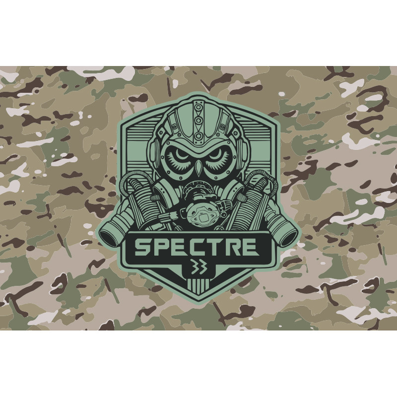 Прапор Підрозділу «Spectre 33» ГУР МОУ. Варіант-05 Прапор Підрозділу «Spectre 33» ГУР МОУ. Варіант-05