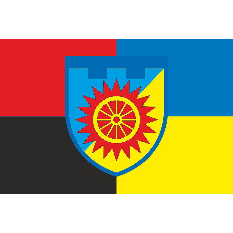 Прапор 135 ОБТрО (окремий батальйон Територіальної оборони) ЗСУ. Варіант-19 Прапор 135 ОБТрО (окремий батальйон Територіальної оборони) ЗСУ. Варіант-19