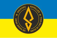 Флаг 429 ОП БпС (отдельный полк беспилотных систем) ВСУ «АХИЛЛЕС». Вариант-07