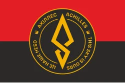 Прапор 429 ОП БпС (окремий полк безпілотних систем) ЗСУ «АХІЛЛЕС». Варіант-08 Прапор 429 ОП БпС (окремий полк безпілотних систем) ЗСУ «АХІЛЛЕС». Варіант-08