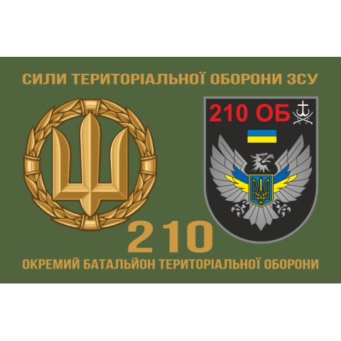 Прапор 210 ОБТрО (окремий батальйон ТрО) Сил ТрО ЗСУ. Варіант-02