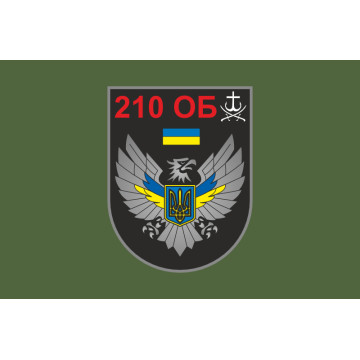 Флаг 210 ОБТрО (отдельный батальон ТрО) Сил ТрО ВСУ. Вариант-03 Флаг 210 ОБТрО (отдельный батальон ТрО) Сил ТрО ВСУ. Вариант-03