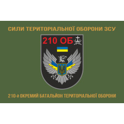 Прапор 210 ОБТрО (окремий батальйон ТрО) Сил ТрО ЗСУ. Варіант-04 Прапор 210 ОБТрО (окремий батальйон ТрО) Сил ТрО ЗСУ. Варіант-04