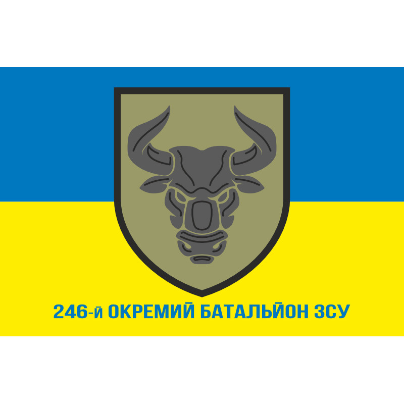 Флаг 246 ОБ (отдельный батальон) ВСУ. Вариант-02 Флаг 246 ОБ (отдельный батальон) ВСУ. Вариант-02