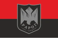 Флаг 427 ОП БпС (отдельный полк беспилотных систем) ВСУ «Рарог». Вариант-03