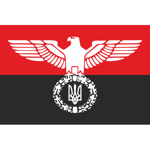 Флаг «Римский орел с трезубцем». Вариант-02