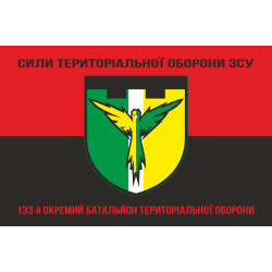 Прапор 133 ОБТрО (окремий батальйон ТрО) Сил ТрО ЗСУ. Варіант-08 Прапор 133 ОБТрО (окремий батальйон ТрО) Сил ТрО ЗСУ. Варіант-08