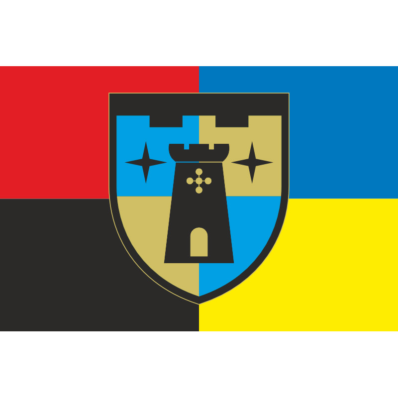 Прапор 411 ОП БпС (окремий полк безпілотних систем) ЗСУ «Яструби». Варіант-05 Прапор 411 ОП БпС (окремий полк безпілотних систем) ЗСУ «Яструби». Варіант-05