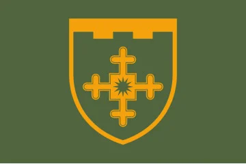 Прапор 1 ОБрТрО (окрема бригада територіальної оборони) Сил ТрО ЗСУ. Варіант-03 Прапор 1 ОБрТрО (окрема бригада територіальної оборони) Сил ТрО ЗСУ. Варіант-03