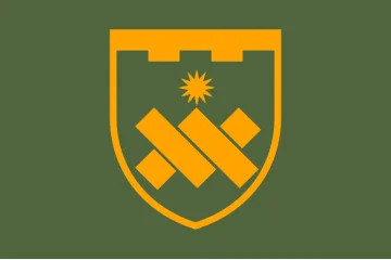 Прапор 43 ОБТрО (окремий батальйон Територіальної оборони) ЗСУ. Варіант-13 Прапор 43 ОБТрО (окремий батальйон Територіальної оборони) ЗСУ. Варіант-13