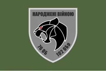 Флаг 76 ОБТрО (отдельный батальон ТрО) Сил ТрО ВСУ. Вариант-03 Флаг 76 ОБТрО (отдельный батальон ТрО) Сил ТрО ВСУ. Вариант-03