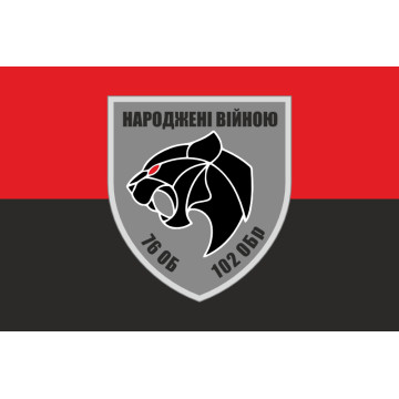 Флаг 76 ОБТрО (отдельный батальон ТрО) Сил ТрО ВСУ. Вариант-07 Флаг 76 ОБТрО (отдельный батальон ТрО) Сил ТрО ВСУ. Вариант-07