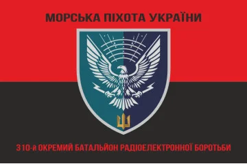 Прапор 310 окремого батальйону РЕБ МП ВМС ЗСУ. Варіант-08