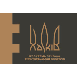 Флаг 127 ОБрТрО ВСУ (отдельная бригада территориальной обороны). Вариант-10 Флаг 127 ОБрТрО ВСУ (отдельная бригада территориальной обороны). Вариант-10