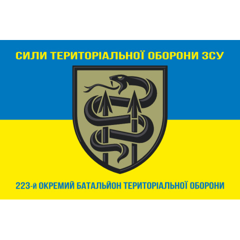 Прапор 223 ОБТрО (окремий батальйон ТрО) Сил ТрО ЗСУ. Варіант-06