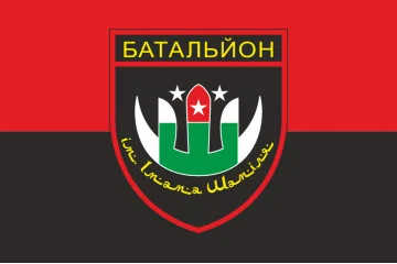 Флаг Дагестанского добровольческого батальона имени имама Шамиля ВСУ. Вариант-03
