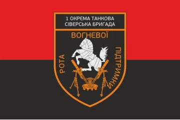 Флаг 1 ОТБр (отдельная танковая бригада) ВСУ, РОП. Вариант-02 Флаг 1 ОТБр (отдельная танковая бригада) ВСУ, РОП. Вариант-02