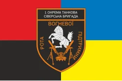 Флаг 1 ОТБр (отдельная танковая бригада) ВСУ, РОП. Вариант-03 Флаг 1 ОТБр (отдельная танковая бригада) ВСУ, РОП. Вариант-03