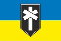Прапор Підрозділу «Revive Group» ГУР МОУ. Варіант-01 Прапор Підрозділу «Revive Group» ГУР МОУ. Варіант-01
