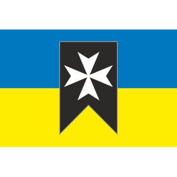 Прапор Підрозділу «Ronin Team» ГУР МОУ. Варіант-01 Прапор Підрозділу «Ronin Team» ГУР МОУ. Варіант-01