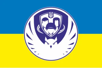 Флаг КШВОВ (координационный штаб по вопросам обращения с военнопленными). Вариант-06