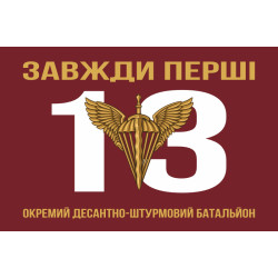 Флаг 13 ОДШБ (отдельный десантно-штурмовой батальон) 95 ОДШБр ВСУ. Вариант-04