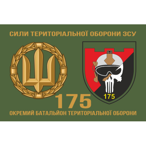 Прапор 175 ОБТрО (окремий батальйон ТрО) Сил ТрО ЗСУ. Варіант-02
