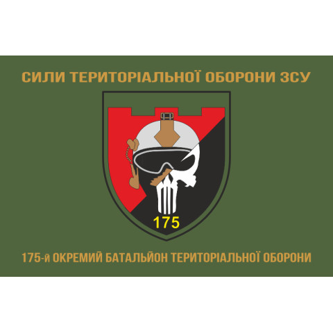 Прапор 175 ОБТрО (окремий батальйон ТрО) Сил ТрО ЗСУ. Варіант-04