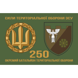 Флаг 250 ОБТрО (отдельный батальон ТрО) Сил ТрО ВСУ. Вариант-02 Флаг 250 ОБТрО (отдельный батальон ТрО) Сил ТрО ВСУ. Вариант-02
