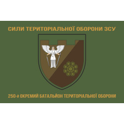Флаг 250 ОБТрО (отдельный батальон ТрО) Сил ТрО ВСУ. Вариант-04 Флаг 250 ОБТрО (отдельный батальон ТрО) Сил ТрО ВСУ. Вариант-04
