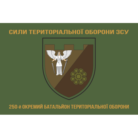 Прапор 250 ОБТрО (окремий батальйон ТрО) Сил ТрО ЗСУ. Варіант-04