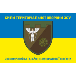 Флаг 250 ОБТрО (отдельный батальон ТрО) Сил ТрО ВСУ. Вариант-06 Флаг 250 ОБТрО (отдельный батальон ТрО) Сил ТрО ВСУ. Вариант-06