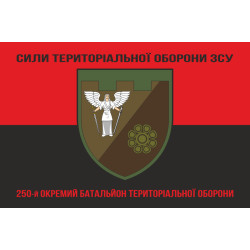 Флаг 250 ОБТрО (отдельный батальон ТрО) Сил ТрО ВСУ. Вариант-08 Флаг 250 ОБТрО (отдельный батальон ТрО) Сил ТрО ВСУ. Вариант-08