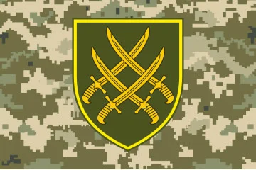 Флаг 20 АК (армейский корпус) ВСУ. Вариант-06 Флаг 20 АК (армейский корпус) ВСУ. Вариант-06
