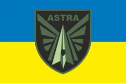 Флаг Подразделения «Astra» ГУР МОУ. Вариант-01