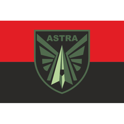 Флаг Подразделения «Astra» ГУР МОУ. Вариант-02