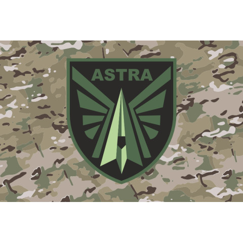 Флаг Подразделения «Astra» ГУР МОУ. Вариант-04 Флаг Подразделения «Astra» ГУР МОУ. Вариант-04