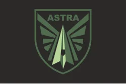 Флаг Подразделения «Astra» ГУР МОУ. Вариант-05