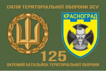 Флаг 121 ОБТрО (отдельный батальон ТрО) Сил ТрО ВСУ. Вариант-02 Флаг 121 ОБТрО (отдельный батальон ТрО) Сил ТрО ВСУ. Вариант-02