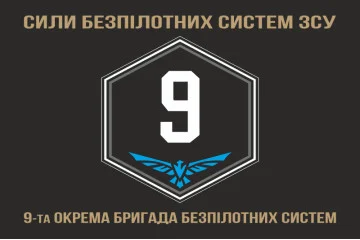 Флаг 9 ОБрБпС (отдельная бригада беспилотных систем) ВСУ «Винницкие скифы». Вариант-14 Флаг 9 ОБрБпС (отдельная бригада беспилотных систем) ВСУ «Винницкие скифы». Вариант-14
