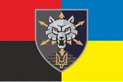 Прапор 111 ОПЗ (окремий полк зв'язку) ССО ЗСУ. Варіант-09 Прапор 111 ОПЗ (окремий полк зв'язку) ССО ЗСУ. Варіант-09