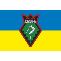Прапор Карельської групи «Норд» РДК ГУР МОУ. Варіант-01