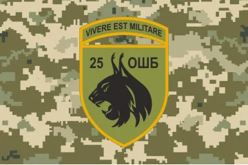 Флаг 25 ОШБ (отдельный штурмовой батальон) ВСУ. Вариант-12 Флаг 25 ОШБ (отдельный штурмовой батальон) ВСУ. Вариант-12