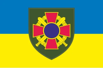 Прапор ТЦК та СП (Територіальний центр комплектування та соціальної підтримки). Варіант-01 Прапор ТЦК та СП (Територіальний центр комплектування та соціальної підтримки). Варіант-01