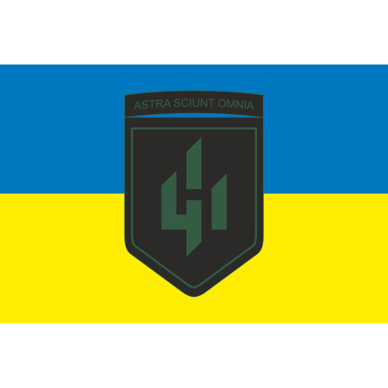 Прапор 411 ОП БпС (окремий полк безпілотних систем) ЗСУ «Яструби». Варіант-08 Прапор 411 ОП БпС (окремий полк безпілотних систем) ЗСУ «Яструби». Варіант-08