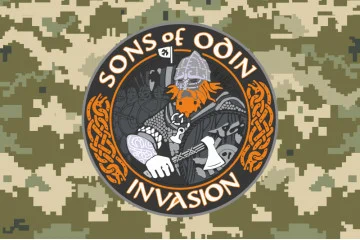 Прапор «SONS OF ODIN». Варіант-04 Прапор «SONS OF ODIN». Варіант-04