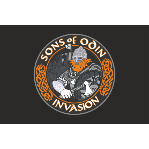 Флаг «SONS OF ODIN». Вариант-05