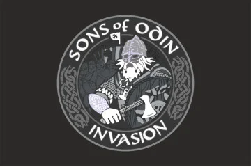 Прапор «SONS OF ODIN». Варіант-06 Прапор «SONS OF ODIN». Варіант-06