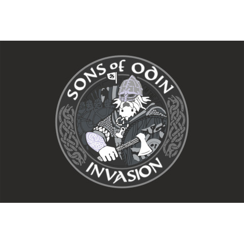 Флаг «SONS OF ODIN». Вариант-06